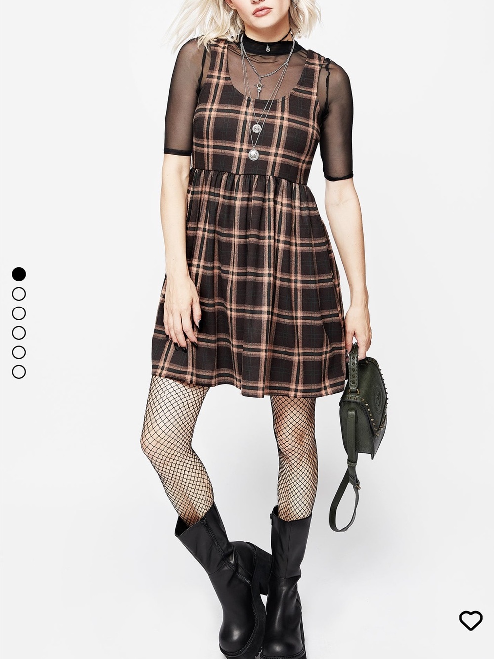 Ambrose Check Mini Dress